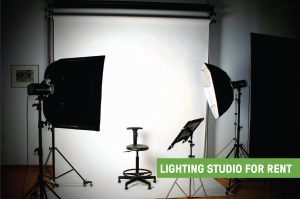 Lighting studio postcard